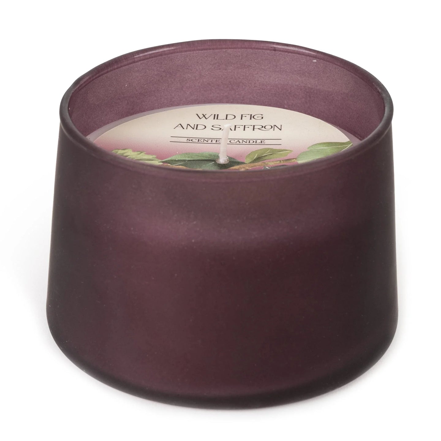 Candlelight Frosted Plum Collection Jar Candle - Wild Fig & Saffron