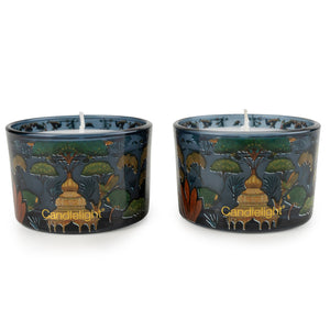 Candlelight Silk Road Collection Set of 2 Candles - Jaisalmer
