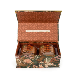Candlelight Silk Road Collection Set of 2 Candles - Jaisalmer