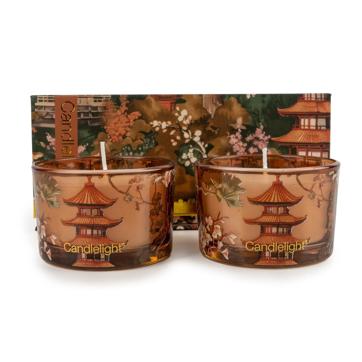 Candlelight Silk Road Collection Set of 2 Candles - Jaisalmer
