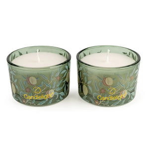 Candlelight Set of 2 Candles - Vintage Fruits