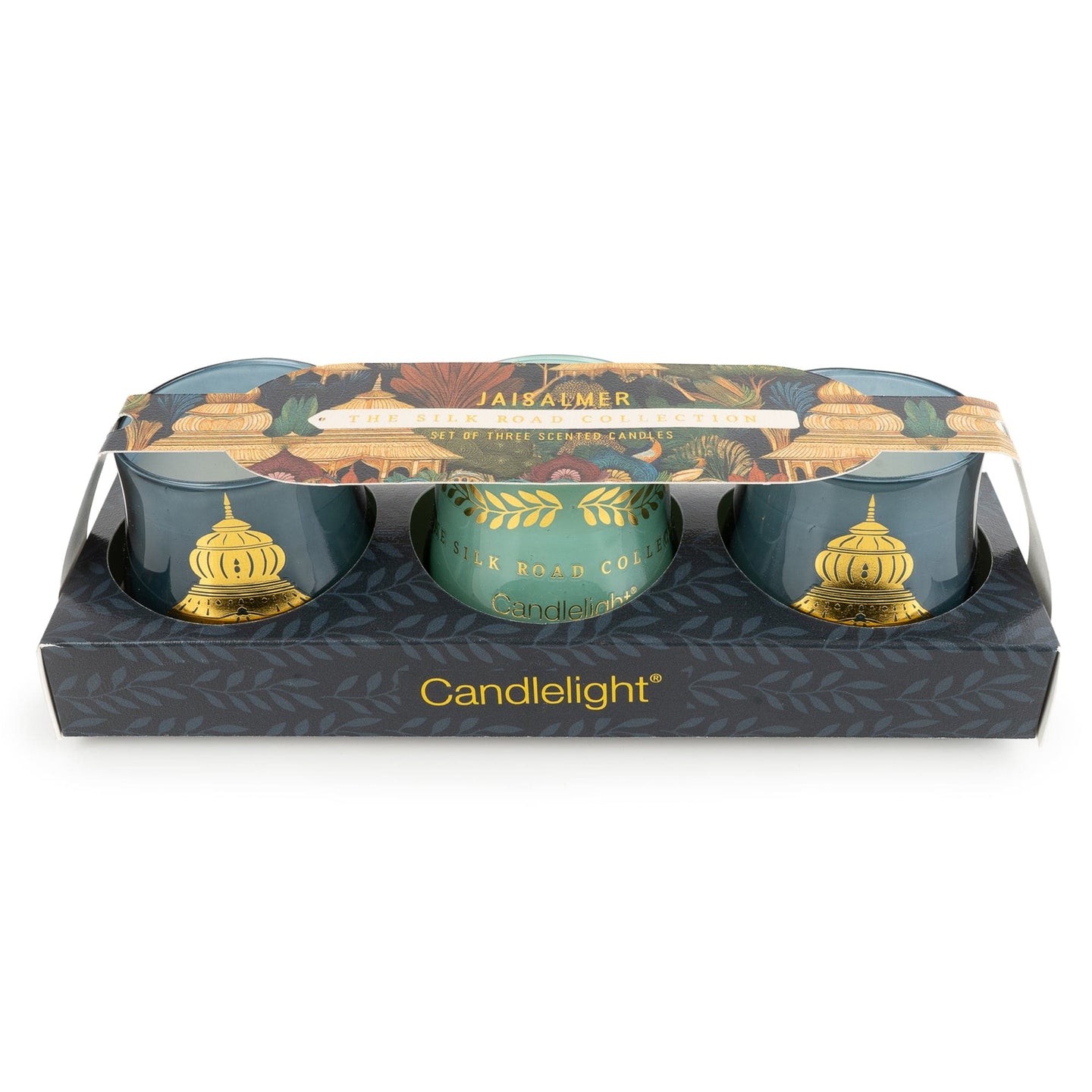Candlelight Silk Road Collection Set of 3 Voltives - Jaisalmer