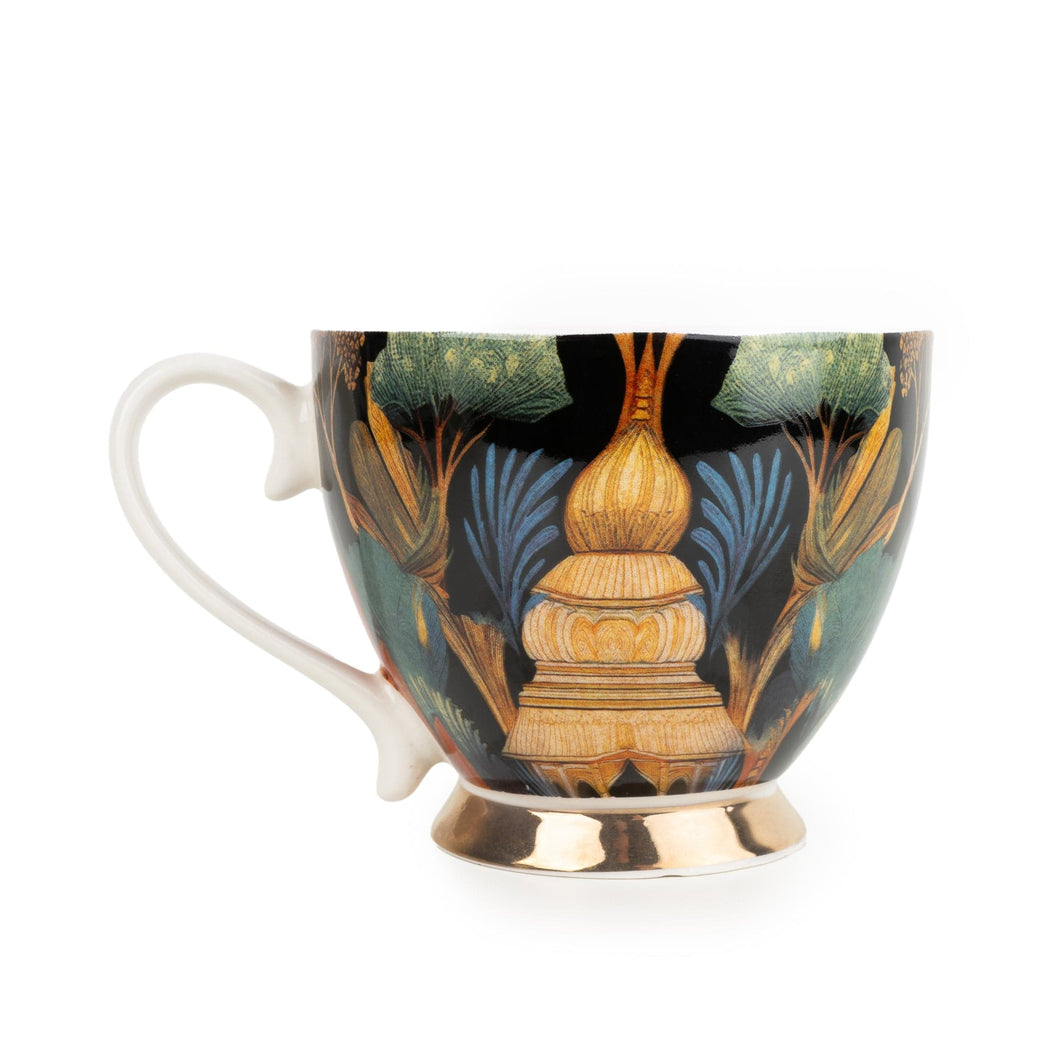 Candlelight Silk Road Collection Footed Mug - Jaisalmer