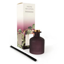 Load image into Gallery viewer, Candlelight Frosted Plum Collection Reed Diffuser - Wild Fig &amp; Saffron