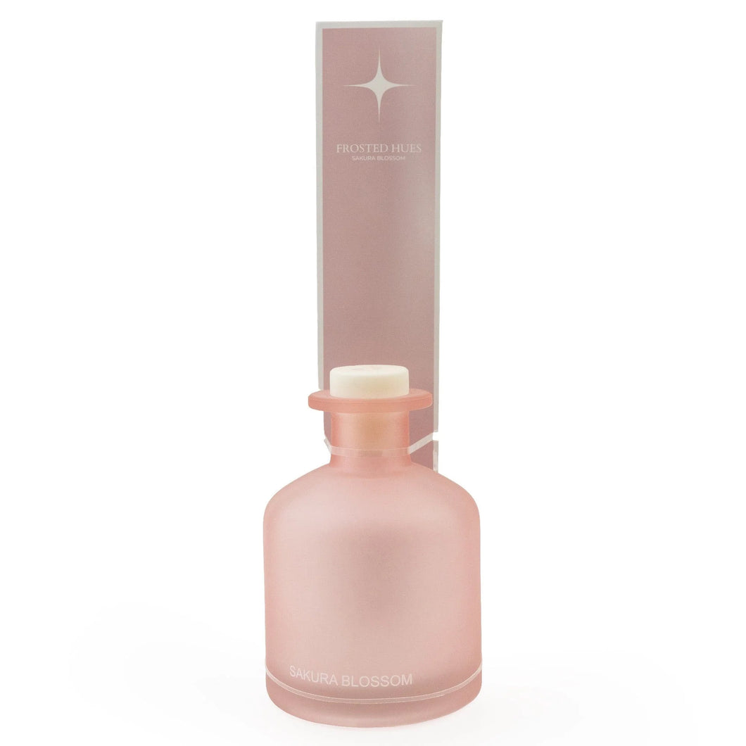 Candlelight Frosted Hues Collection Reed Diffuser - Sakura Blossom