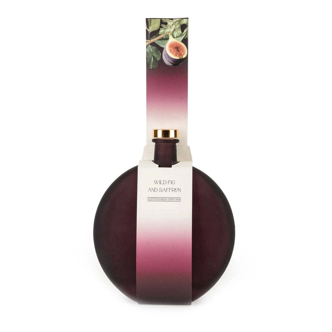 Candlelight Frosted Plum Collection Reed Diffuser - Wild Fig & Saffron