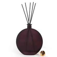 Load image into Gallery viewer, Candlelight Frosted Plum Collection Reed Diffuser - Wild Fig &amp; Saffron