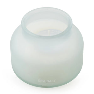 Candlelight Frosted Hues Collection Jar Candle  -Sea Salt