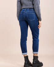 Load image into Gallery viewer, Toxik 3 Minimalist Cuffed Stretch Mom Fit Jean - Mid Blue