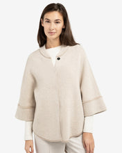 Load image into Gallery viewer, YAYA Chunky Knit Poncho Cardigan - Oxford Tan Brown