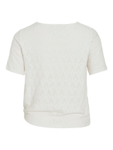 Load image into Gallery viewer, VILA Amalina Tie Side Top - White