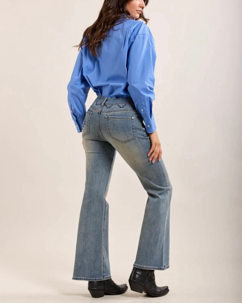 Toxik 3 Embroidered Vintage Wash Jean