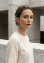 Load image into Gallery viewer, Envy Marble Ball Hoop Earring - Gold
