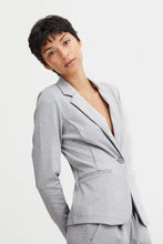 Load image into Gallery viewer, ICHI Kate Blazer - Grey Melange