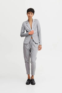 ICHI Kate Blazer - Grey Melange