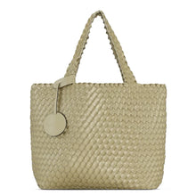 Load image into Gallery viewer, Ilse Jacobsen Reversible Braided Tote  Bag - ivory Platin