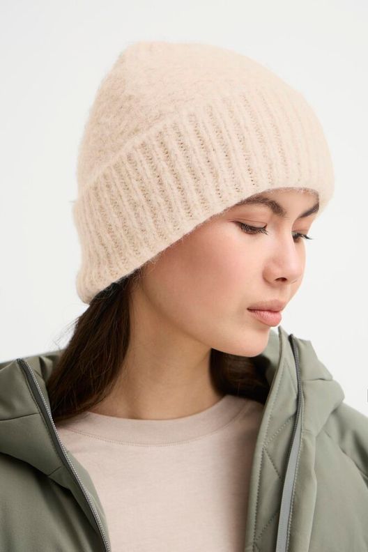ICHI Leslie Beanie - Oatmeal Melange