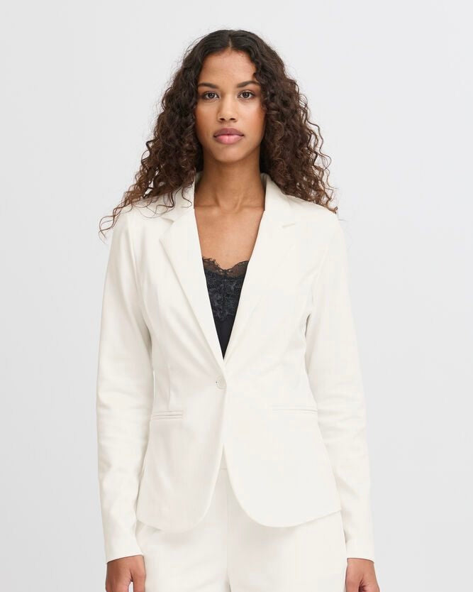 ICHI Kate Blazer - Cloud Dancer