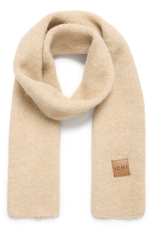 ICHI Lira Scarf - Travertine Melange