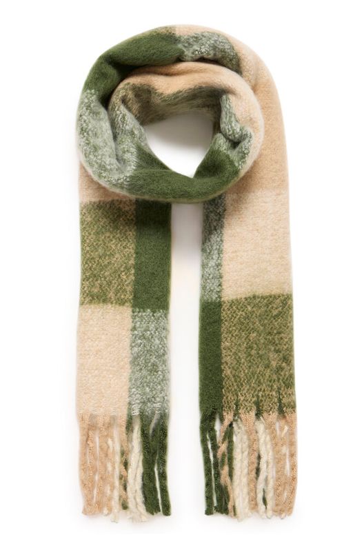 ICHI Agge Scarf - Rifle Green