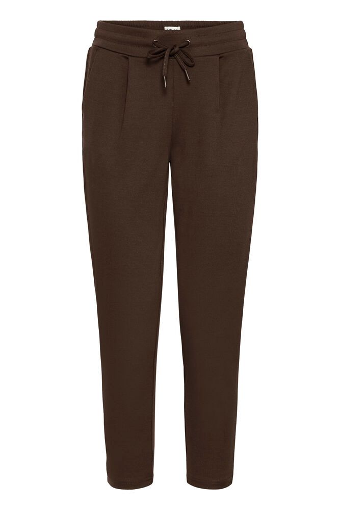 ICHI Kate Cropped Trousers - Chocolate Torte
