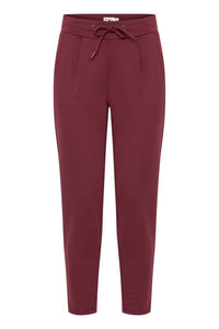 ICHI Kate Cropped Trousers - Port Royale