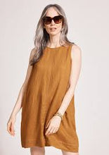 Load image into Gallery viewer, Eb &amp; Ive Miramar Linen Tank Dress - Caramel