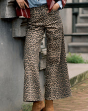 Load image into Gallery viewer, Leopard Flared Jean