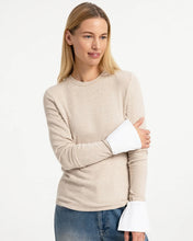 Load image into Gallery viewer, YaYa Jersey Top with Removeable Cuff - Cashmere Grey Melange