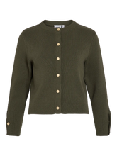 Load image into Gallery viewer, Vila Risa Cardigan - Dark Olive