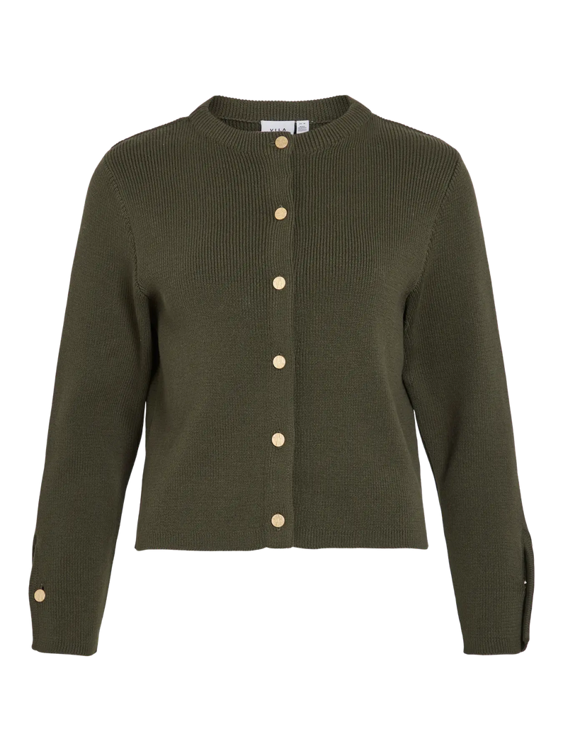 Vila Risa Cardigan - Dark Olive