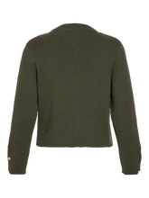 Load image into Gallery viewer, Vila Risa Cardigan - Dark Olive