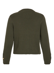Vila Risa Cardigan - Dark Olive