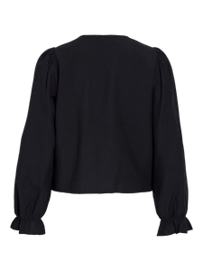 Vila Polene Blouse  - Black/Birch
