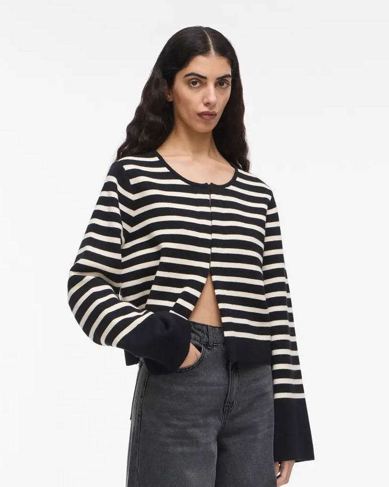 Rouge Edit Emma Cardigan - Meteorite/Birch