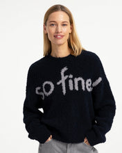 Load image into Gallery viewer, YaYa Sweater with Artwork - Cat Black Dessin