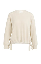 Load image into Gallery viewer, YAYA Knitted Sweater with Tie Detail - Kit Beige Melange