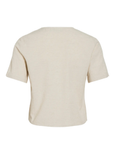 Load image into Gallery viewer, Vila Prisilla Pocket Top - Light Natural Melange