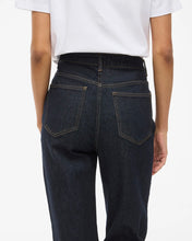Load image into Gallery viewer, Vila Kelly High Waist Straight Leg Jean - Dark Blue