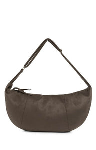 YAYA Suedene Crossbody Bag - Brownish Green