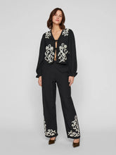 Load image into Gallery viewer, Vila Polene Trouser - Black/Birch