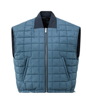 Load image into Gallery viewer, YAYA Reversible Padded Bodywarmer - Inkwell Blue