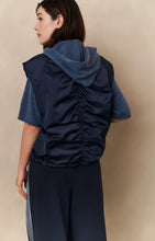 Load image into Gallery viewer, YAYA Reversible Padded Bodywarmer - Inkwell Blue