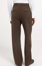 Load image into Gallery viewer, YaYa Straight Leg Tailored Trousers - Cocoa Brown Melange