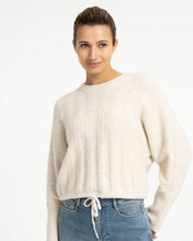 Load image into Gallery viewer, YaYa Batwing Sleeve Sweater - Off White Melange