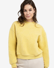 Load image into Gallery viewer, YAYA Teddy Sweater - Dried Moss Green Melange