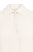 Load image into Gallery viewer, YAYA Top with Short Raglan Sleeves and Pearl Detail - Ecru