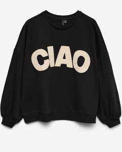 Ciao Oversize Sweatshirt - Black