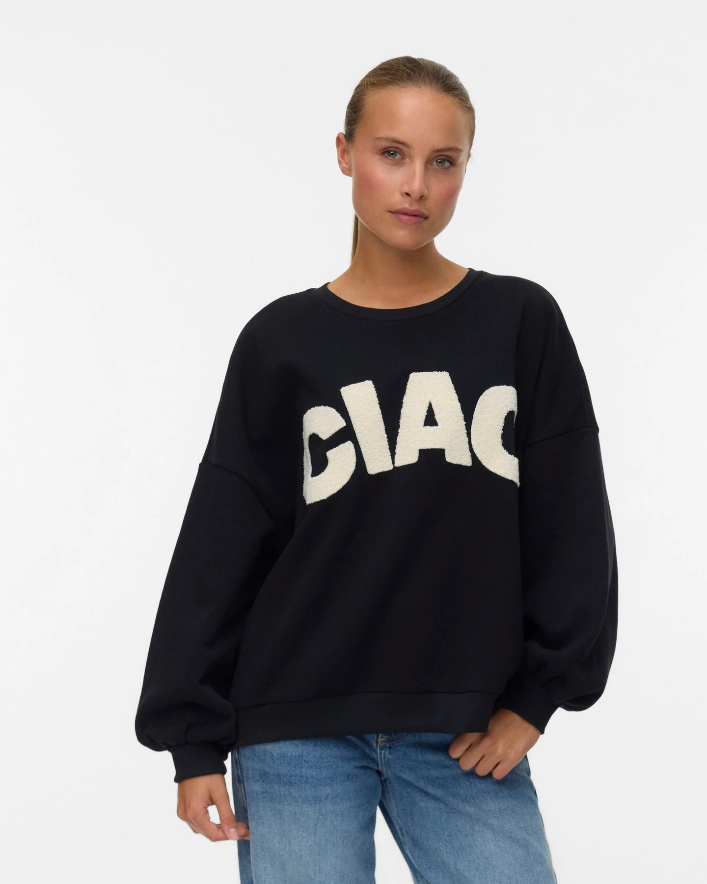 Ciao Oversize Sweatshirt - Black