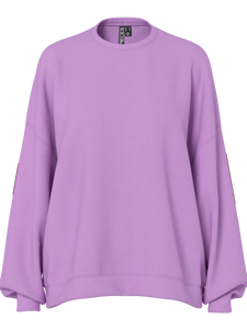 Tokyo Oversize Sweatshirt - Violet/Red